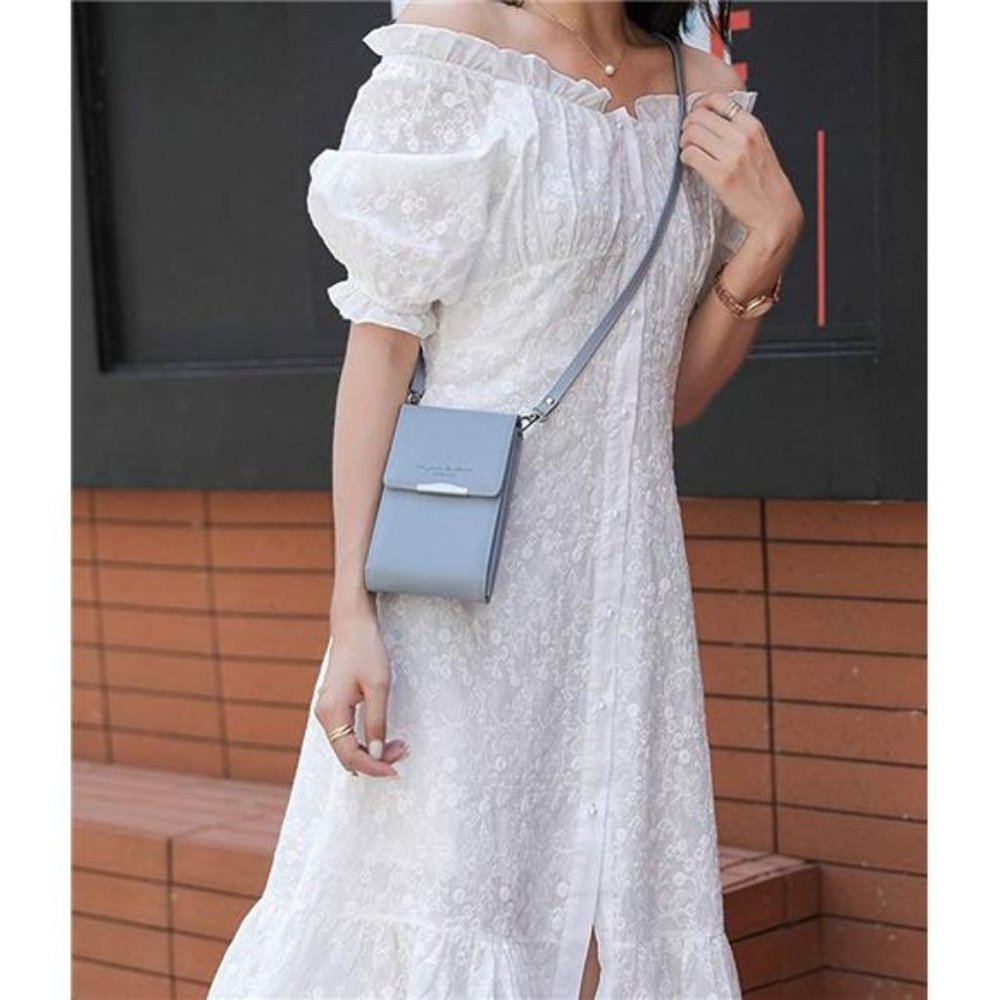Womens Crossbody Shoulder Bag Tassel Cell Phone Purse Card Slot Wallet Handbag - Picture 2 of 2